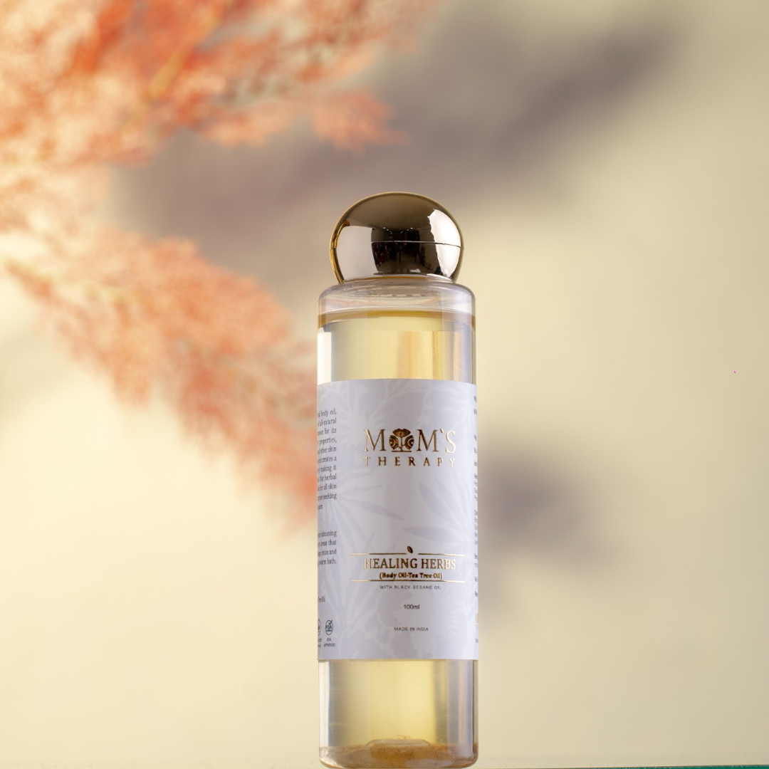 MOM’S THERAPY HEALING HERBS WITH TEA-TREE BODY OIL