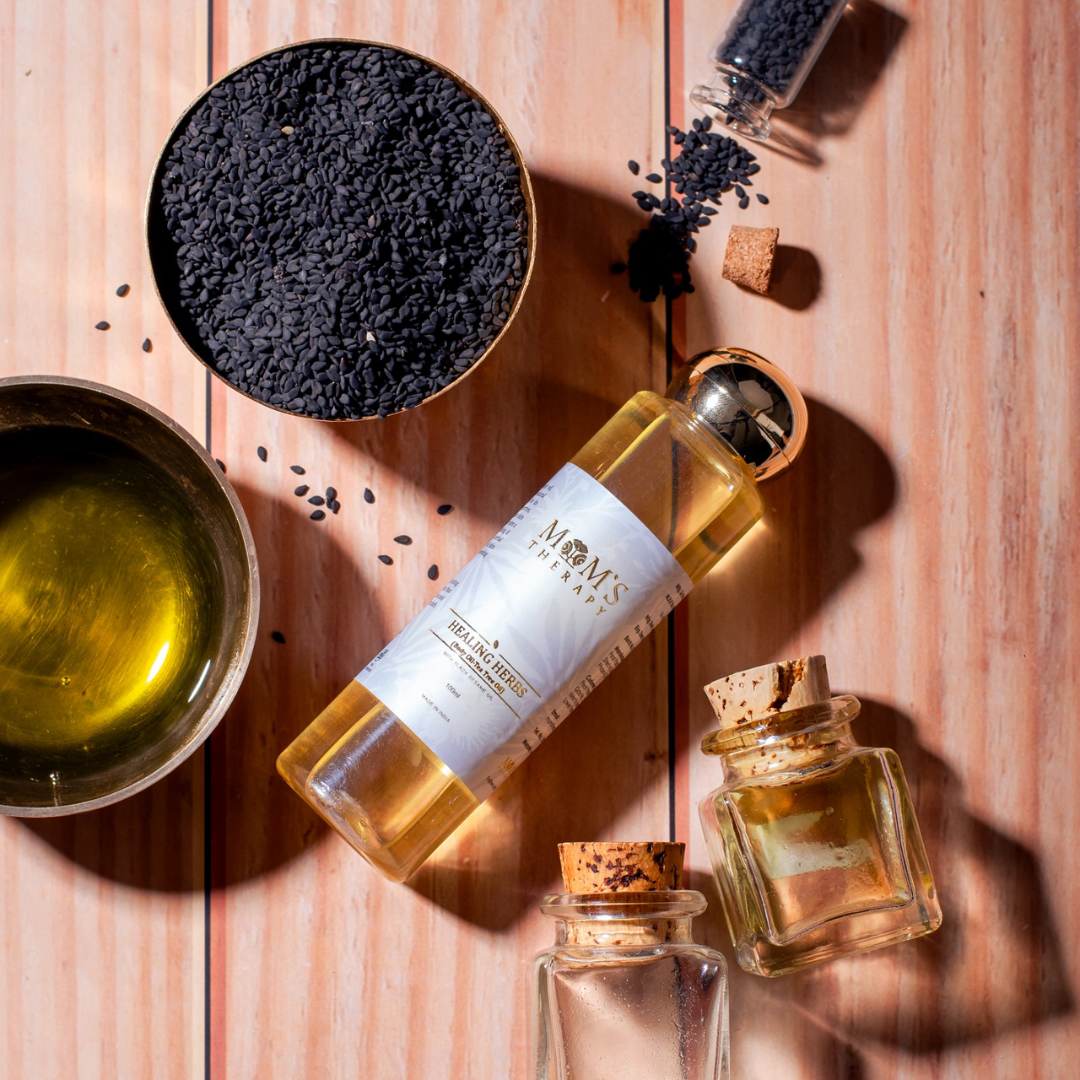 MOM’S THERAPY HEALING HERBS WITH TEA-TREE BODY OIL