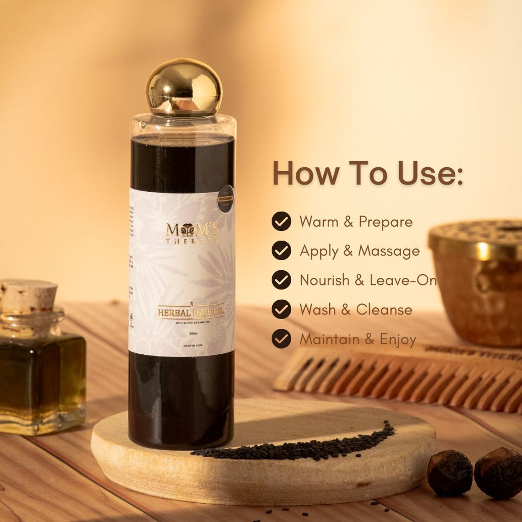 MOM’S THERAPY_HERBAL HAIR OIL ( ROSEMARY HAIR OIL)