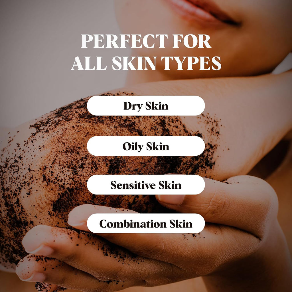 Mom's Therapy Exfoliating Coffee Body Scrub for Tan Removal