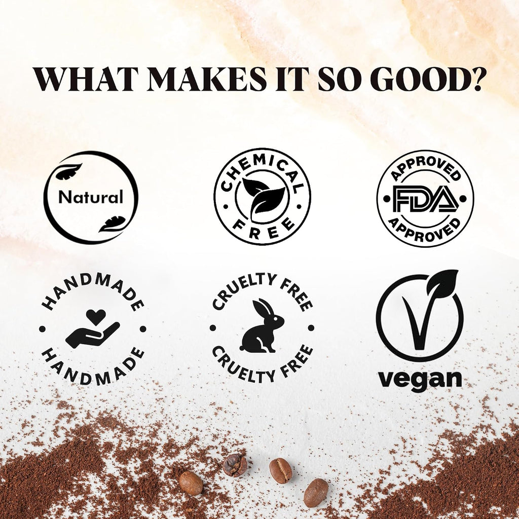 Mom's Therapy Exfoliating Coffee Body Scrub for Tan Removal